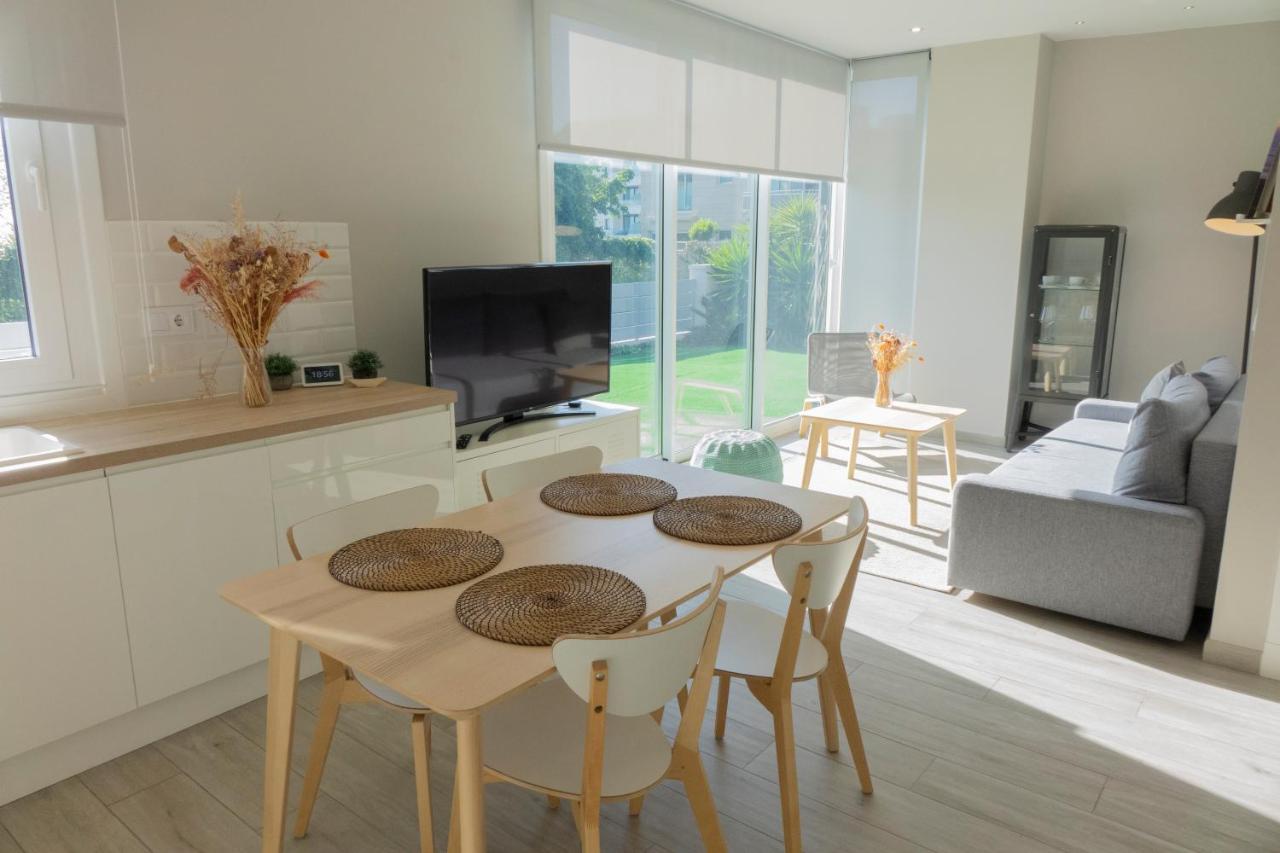 Apartamentos Dunas De Samil Vigo Bagian luar foto